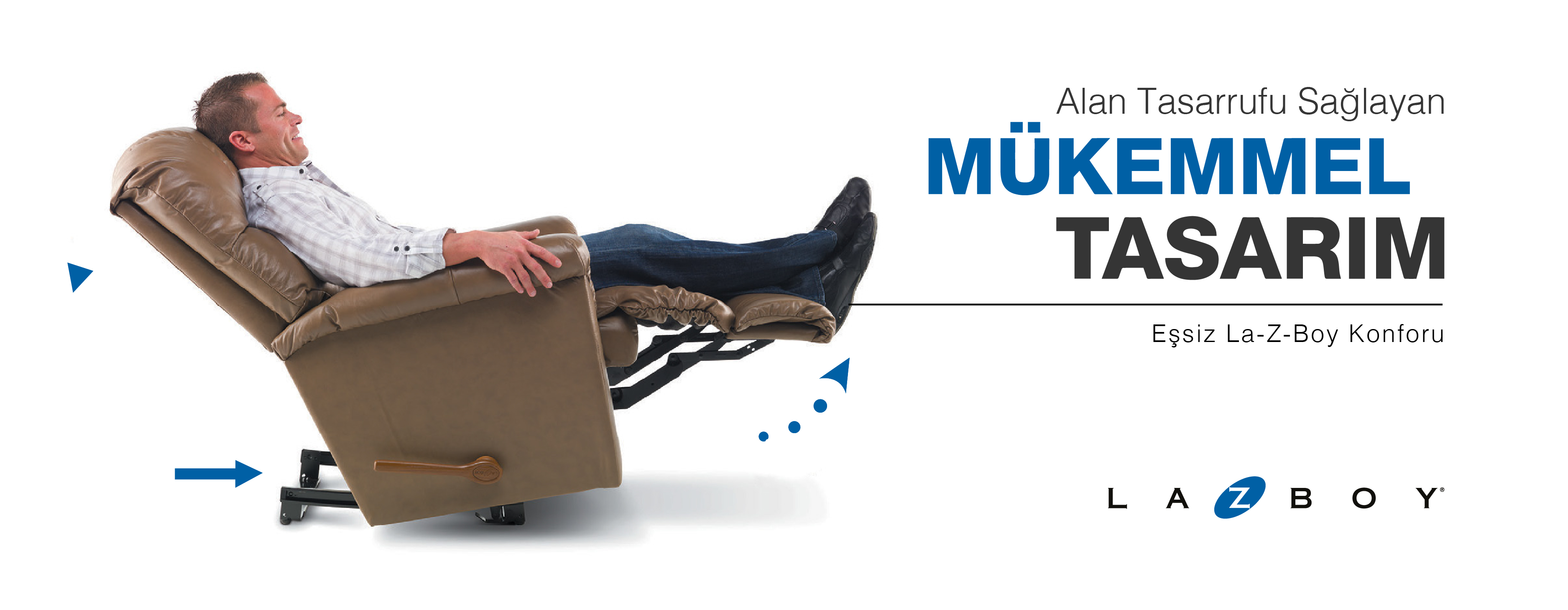 LaZBoy Rowan Sparr Nickel Sabit TV Koltuğu Yatsan