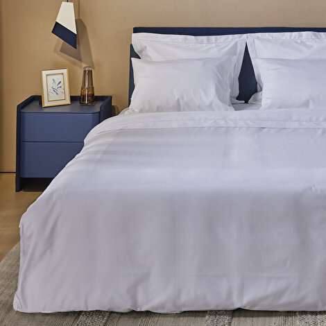 Yatsan Maison Lacelle Fitted Beyaz Nevresim Takımı